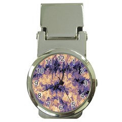 Yellow And Purple Abstract Money Clip Watches by Dazzleway