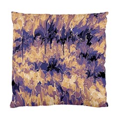 Yellow And Purple Abstract Standard Cushion Case (one Side) by Dazzleway