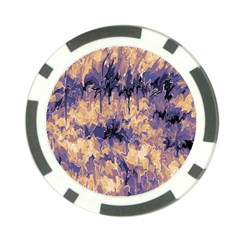 Yellow And Purple Abstract Poker Chip Card Guard (10 Pack) by Dazzleway