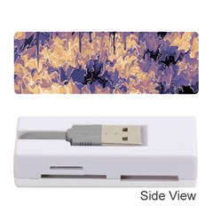 Yellow And Purple Abstract Memory Card Reader (stick)