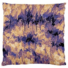 Yellow And Purple Abstract Standard Flano Cushion Case (one Side) by Dazzleway