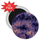 Purple and yellow abstract 2.25  Magnet (10 pack) Front