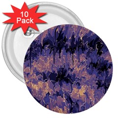 Purple And Yellow Abstract 3  Button (10 Pack) by Dazzleway