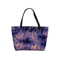 Purple And Yellow Abstract Classic Shoulder Handbag by Dazzleway