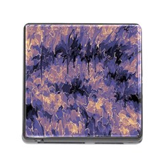 Purple And Yellow Abstract Memory Card Reader (square 5 Slot) by Dazzleway