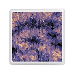 Purple And Yellow Abstract Memory Card Reader (square) by Dazzleway