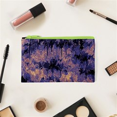 Purple And Yellow Abstract Cosmetic Bag (xs) by Dazzleway