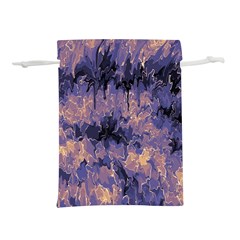 Purple And Yellow Abstract Lightweight Drawstring Pouch (l) by Dazzleway