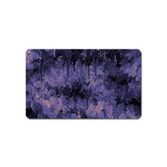 Purple And Yellow Abstract Magnet (name Card) by Dazzleway