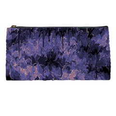 Purple And Yellow Abstract Pencil Case by Dazzleway