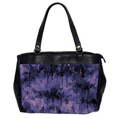 Purple And Yellow Abstract Oversize Office Handbag (2 Sides) by Dazzleway