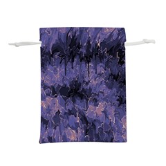 Purple And Yellow Abstract Lightweight Drawstring Pouch (l) by Dazzleway