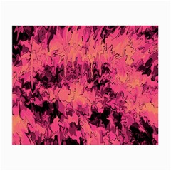 Pink Abstract Small Glasses Cloth by Dazzleway