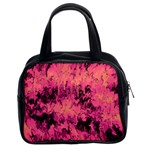 Pink abstract Classic Handbag (Two Sides) Front