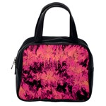 Pink abstract Classic Handbag (Two Sides) Back