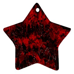 Red Abstract Ornament (star) by Dazzleway