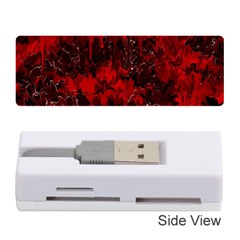 Red Abstract Memory Card Reader (stick) by Dazzleway