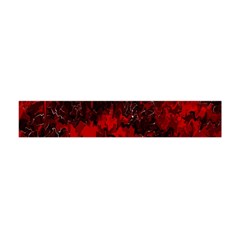 Red Abstract Flano Scarf (mini) by Dazzleway