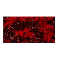 Red Abstract Satin Wrap by Dazzleway