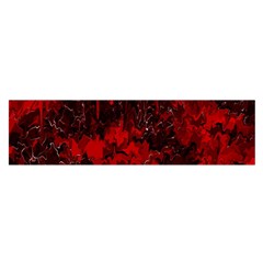 Red Abstract Satin Scarf (oblong) by Dazzleway