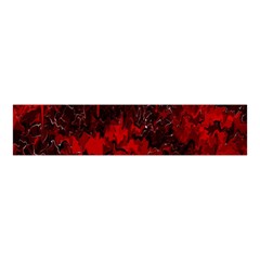 Red Abstract Velvet Scrunchie