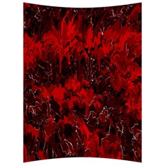 Red Abstract Back Support Cushion by Dazzleway