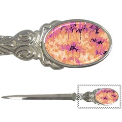 Yellow And Pink Abstract Letter Opener by Dazzleway