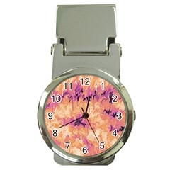 Yellow And Pink Abstract Money Clip Watches by Dazzleway