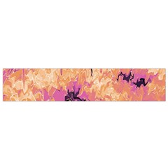 Yellow And Pink Abstract Small Flano Scarf by Dazzleway