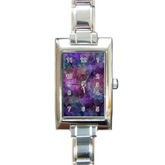 Multicolored Abstract Rectangle Italian Charm Watch by Dazzleway