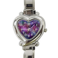 Multicolored Abstract Heart Italian Charm Watch by Dazzleway