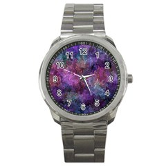 Multicolored Abstract Sport Metal Watch by Dazzleway