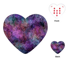 Multicolored abstract Playing Cards Single Design (Heart)