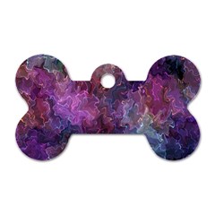 Multicolored Abstract Dog Tag Bone (one Side) by Dazzleway