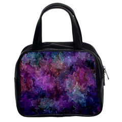 Multicolored Abstract Classic Handbag (two Sides) by Dazzleway