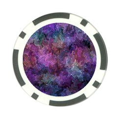 Multicolored abstract Poker Chip Card Guard (10 pack)