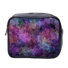 Multicolored Abstract Mini Toiletries Bag (two Sides)