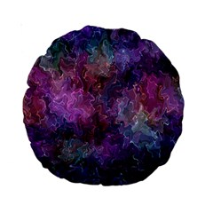 Multicolored abstract Standard 15  Premium Round Cushions