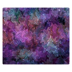 Multicolored Abstract Double Sided Flano Blanket (small)  by Dazzleway