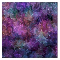 Multicolored abstract Large Satin Scarf (Square)