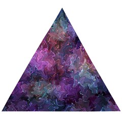 Multicolored Abstract Wooden Puzzle Triangle by Dazzleway