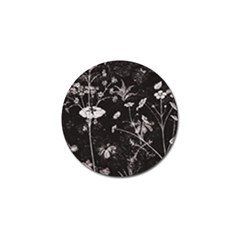 Dark Floral Artwork Golf Ball Marker (4 Pack) by dflcprintsclothing