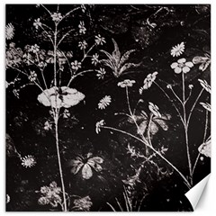 Dark Floral Artwork Canvas 16  X 16  by dflcprintsclothing