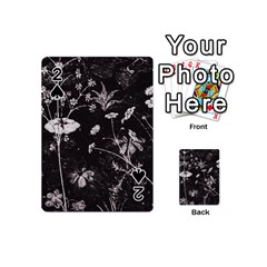 Dark Floral Artwork Playing Cards 54 Designs (mini) by dflcprintsclothing