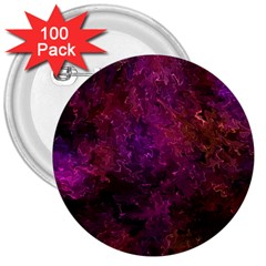 Red Melty Abstract 3  Buttons (100 Pack)  by Dazzleway