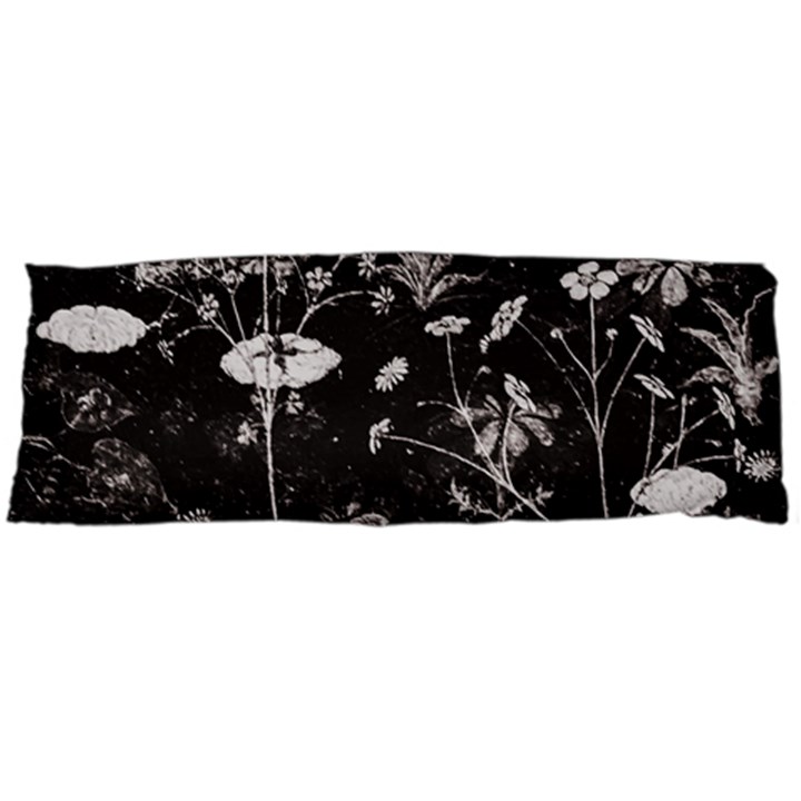 Dark Floral Artwork Body Pillow Case (Dakimakura)