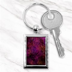 Red Melty Abstract Key Chain (rectangle) by Dazzleway