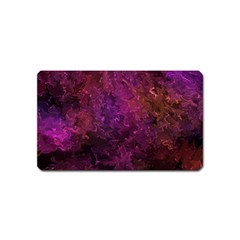 Red Melty Abstract Magnet (name Card) by Dazzleway