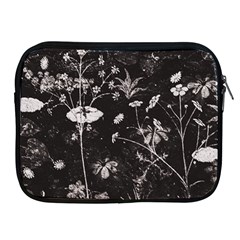 Dark Floral Artwork Apple Ipad 2/3/4 Zipper Cases