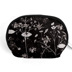 Dark Floral Artwork Accessory Pouch (medium) by dflcprintsclothing